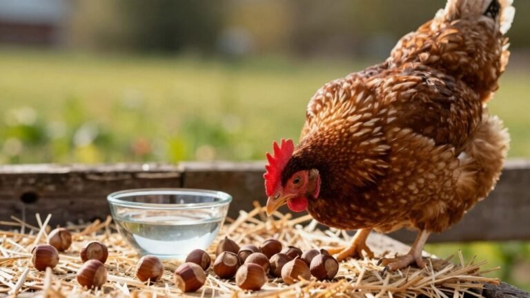 hazelnut safety for chickens