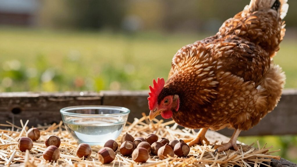 hazelnut safety for chickens