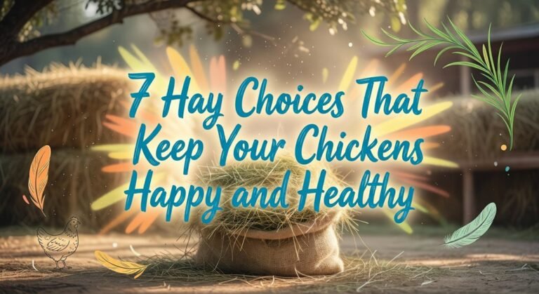 healthy chicken hay options