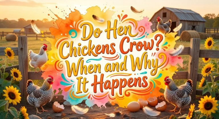 hen chickens crow occasionally