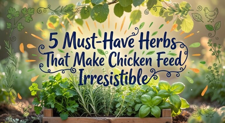herbs for chicken feed