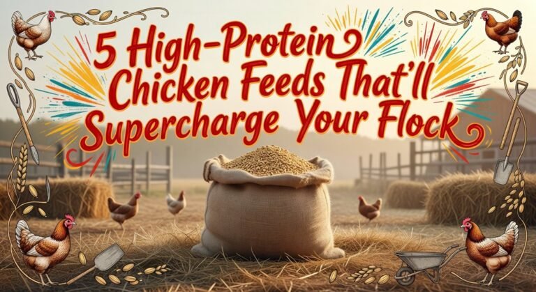 high protein feeds for chickens
