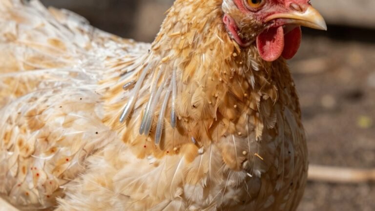 identifying chicken mite infestation