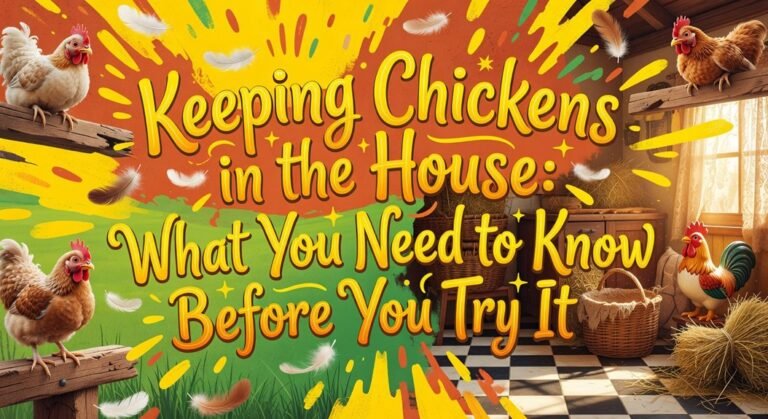 indoor chicken keeping considerations
