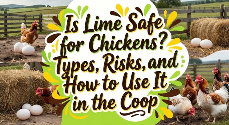 lime safety for chickens