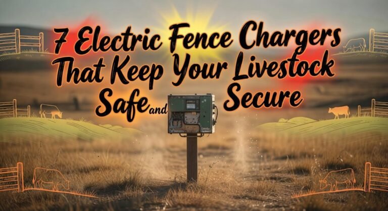 livestock electric fence chargers