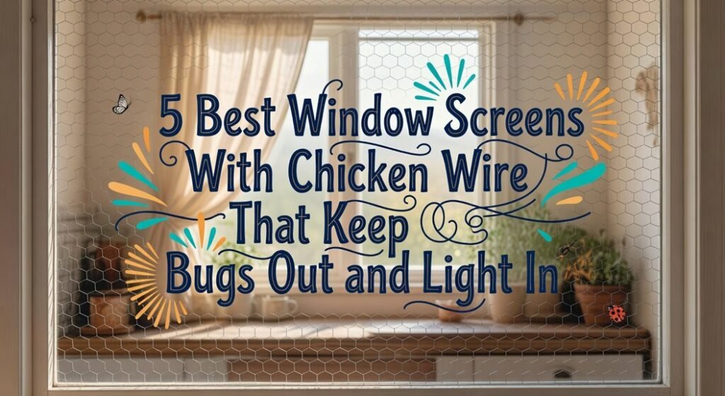 Wire Window 5 Best Window Screens With Chicken Wire That Keep Bugs Out And Light In