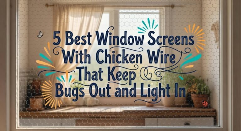 mesh screens using chickenwire