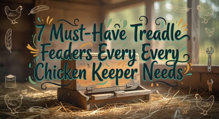 must have chicken treadle feeders