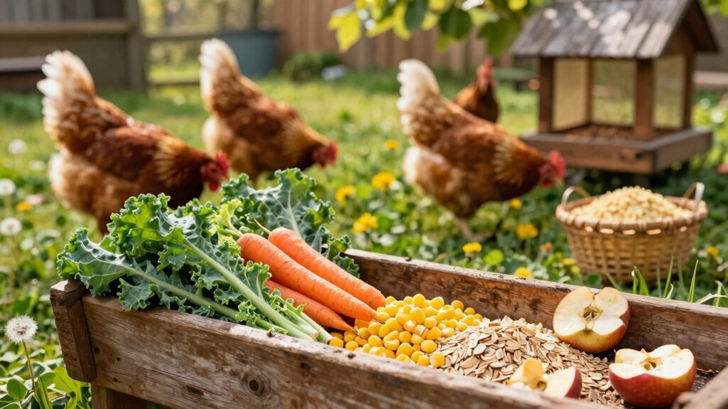 natural chicken feed methods