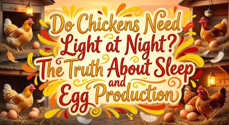 nightlight essential for hens