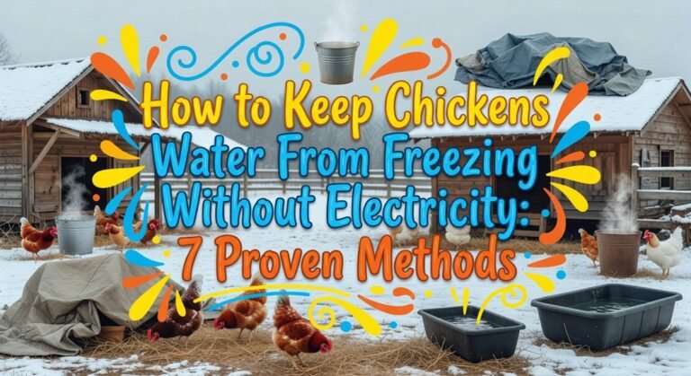 non electric chicken water solutions