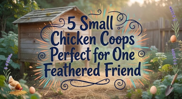 5 Small Chicken Coops Perfect For One Feathered Friend