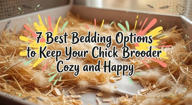 optimal chick brooder bedding