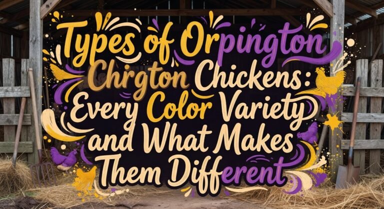 orpington chicken color varieties