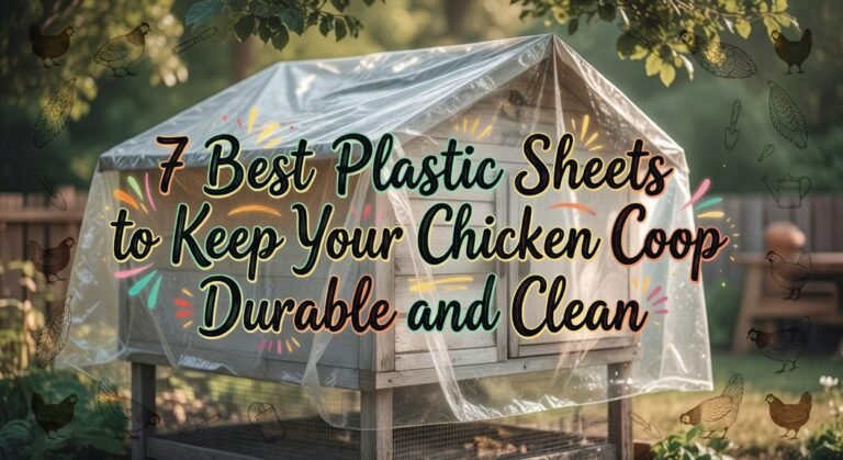 plastic chicken coop sheets