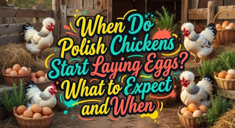 polish chickens laying timeline