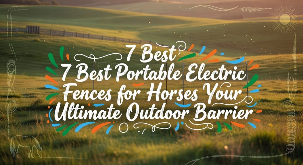 portable horse fence barriers