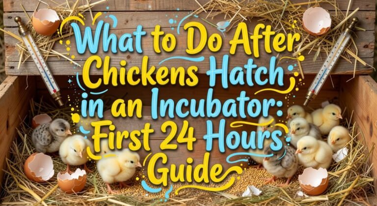 post hatch chick care
