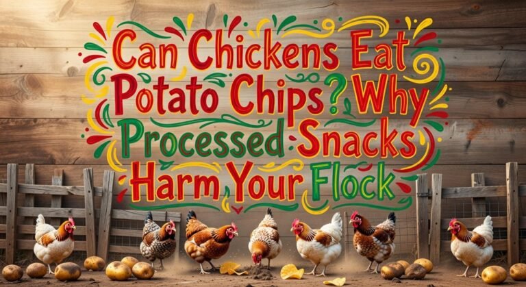 potato chips harm chickens