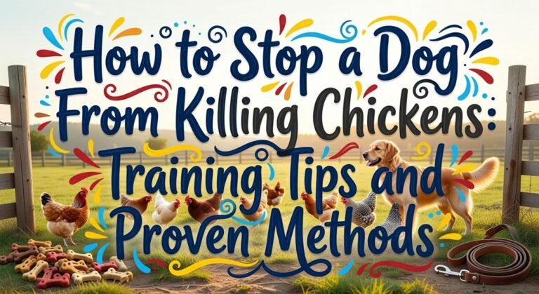 prevent dog chicken predation