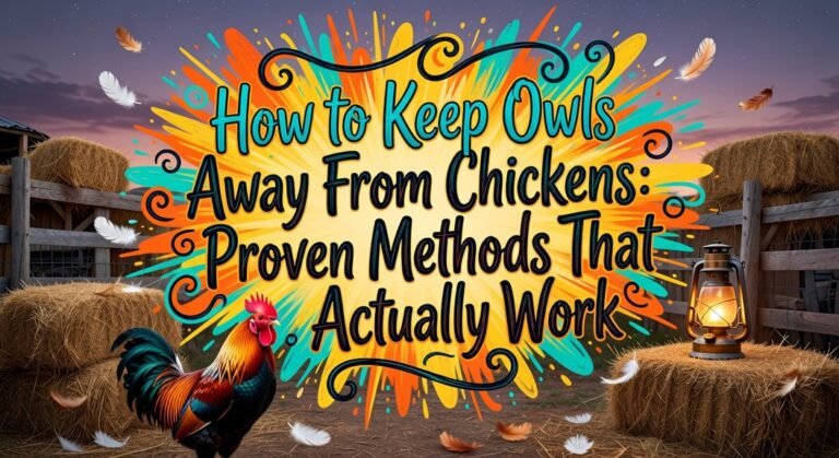 prevent owls protect chickens