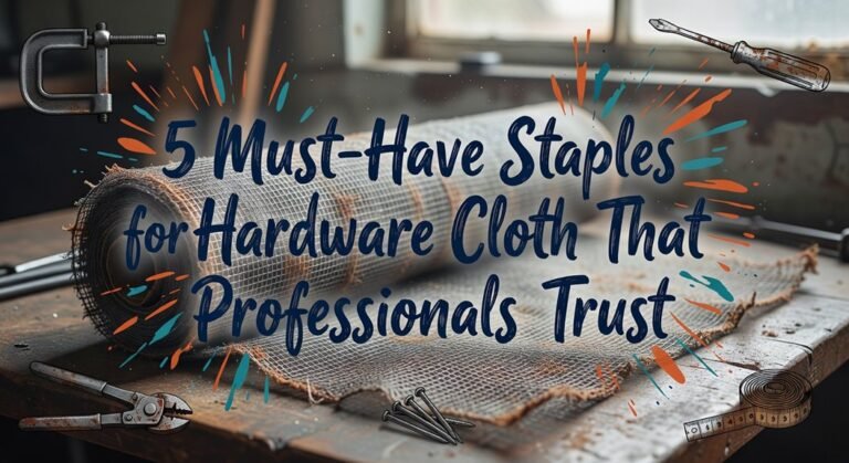professional hardware cloth staples