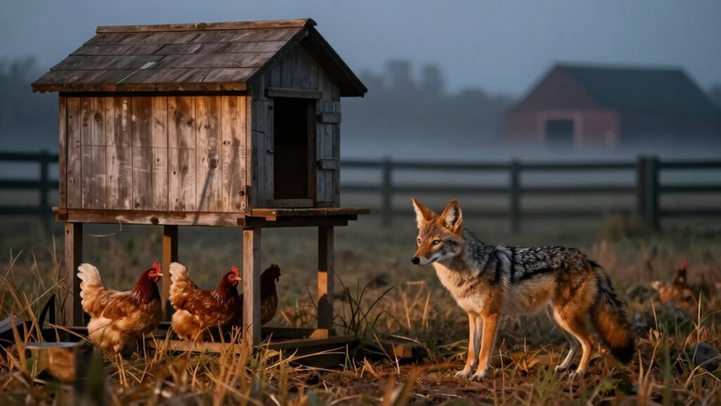 protecting chickens from coyotes