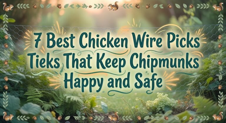 protective wire for chipmunks