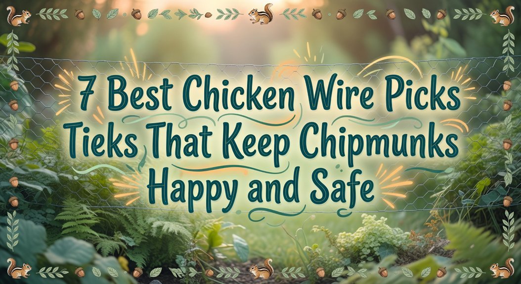 protective wire for chipmunks