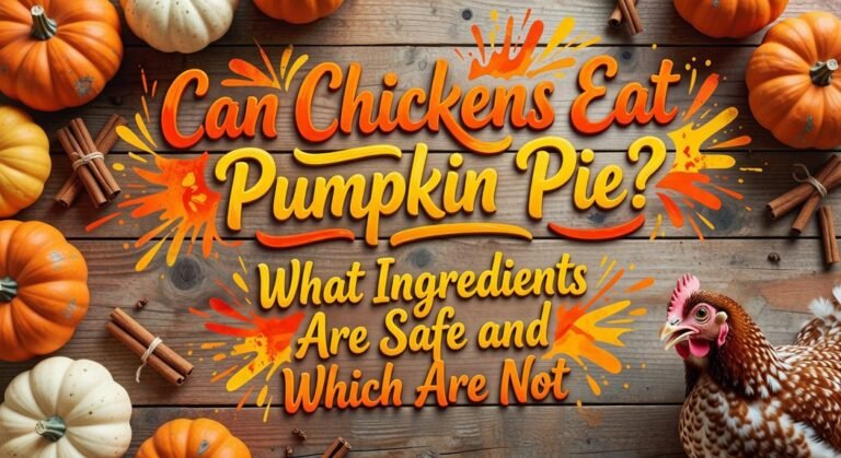 pumpkin pie safety for chickens