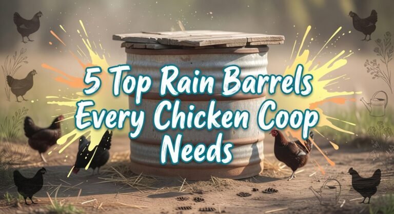 rain barrels for chicken coops