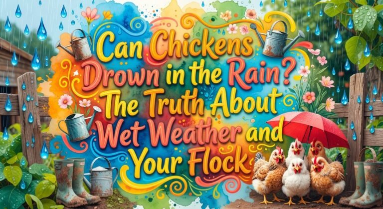 rain can drown chickens