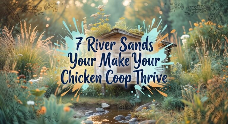 river sands enhance chicken coop