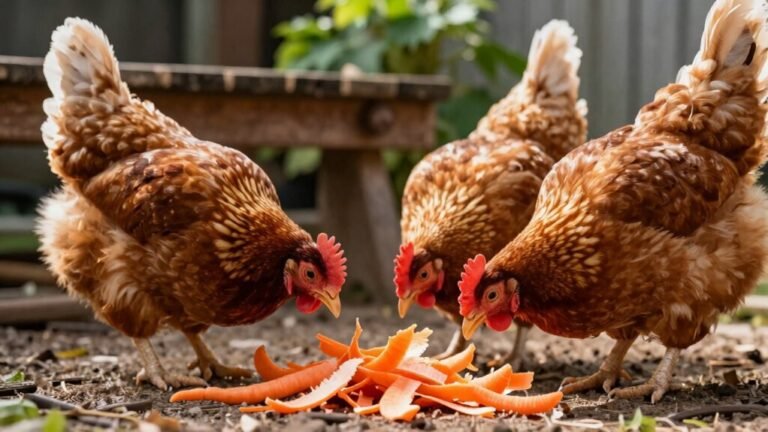 safe carrot peel feeding