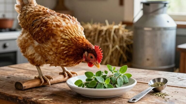 safe oregano for chickens