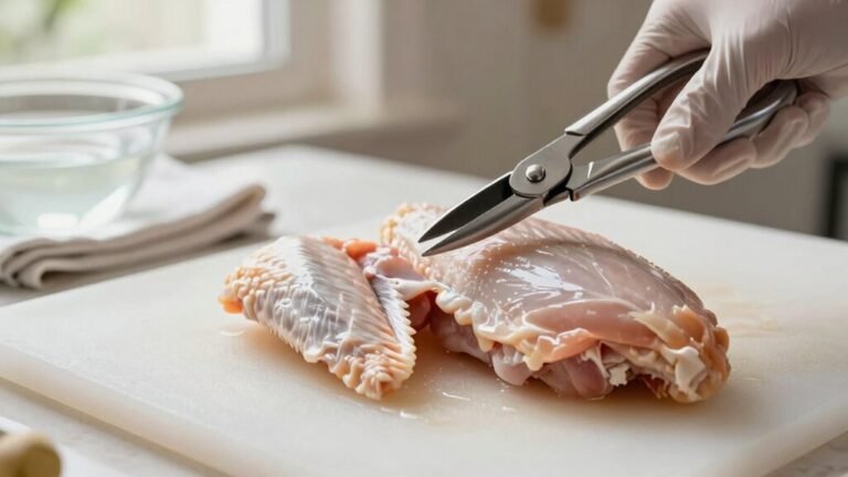 safe poultry wing clipping