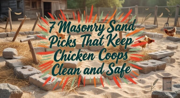 sand for chicken coops
