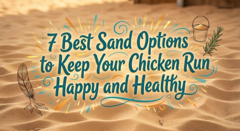 sand for chicken runs
