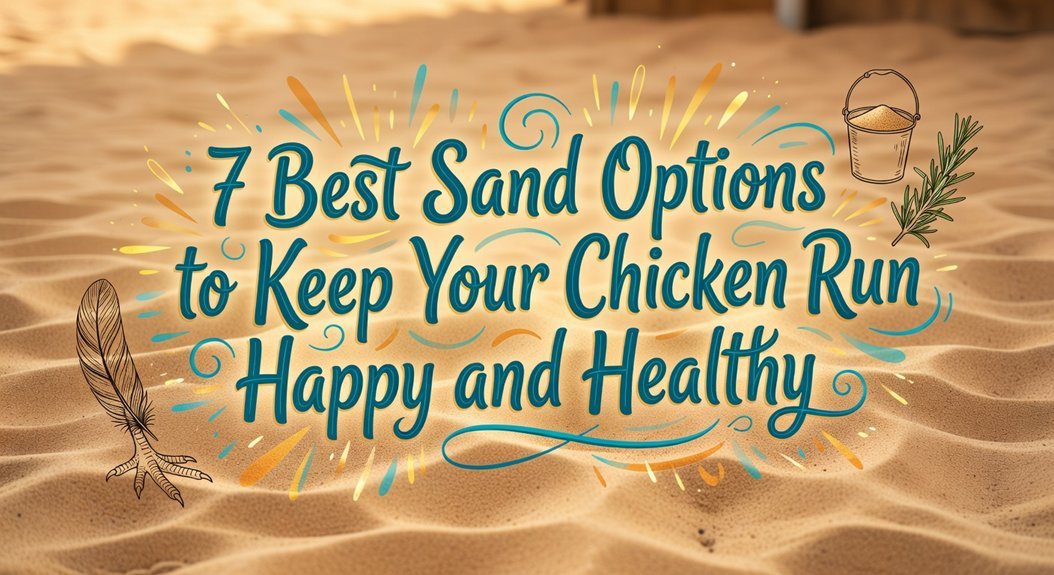 sand for chicken runs