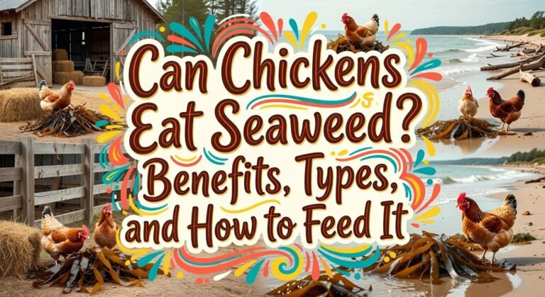 seaweed benefits for chickens