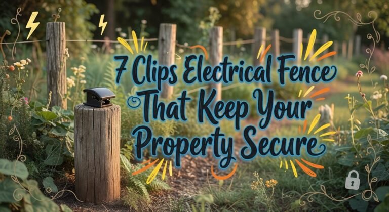 secure electrical fence clips