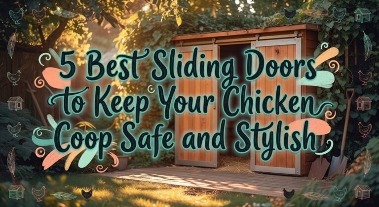 secure stylish chicken doors