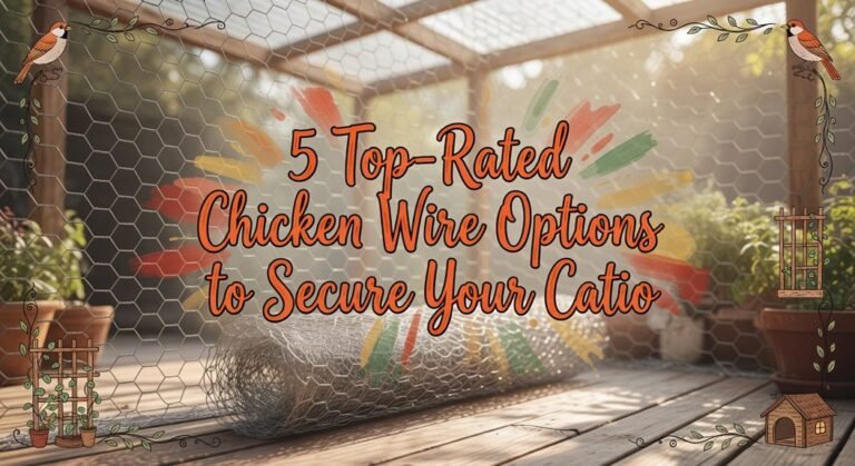 securing catio with chickenwire