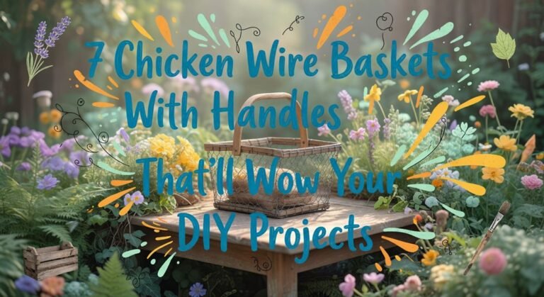 seven handled wire baskets
