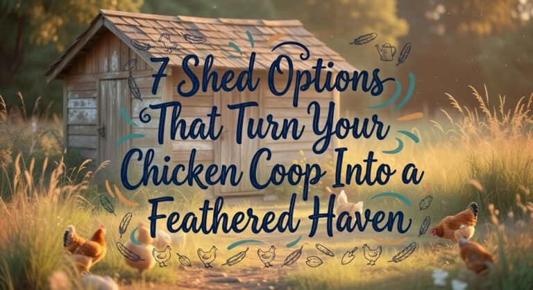 shed style chicken coop