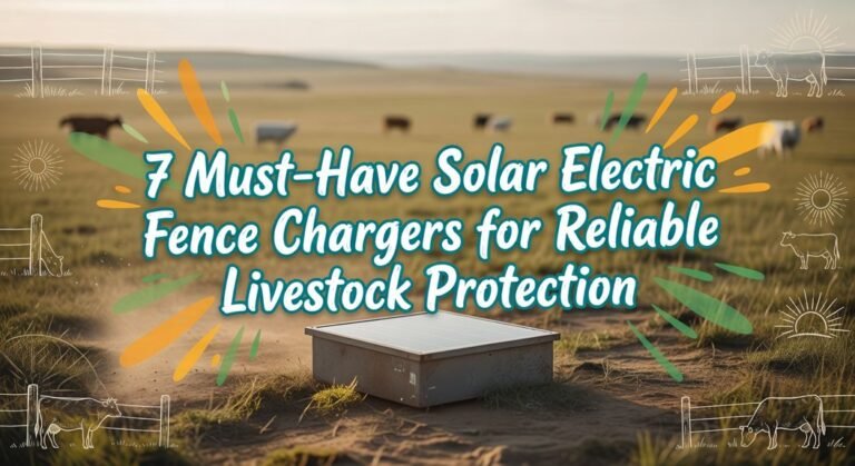 solar electric fence chargers