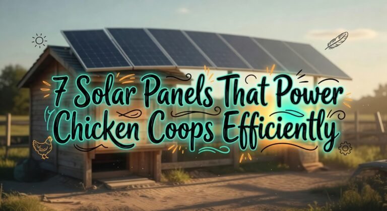 solar powered chicken coop panels