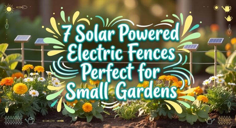 solar powered garden fencing solutions