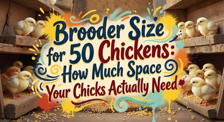 space needed per chicken